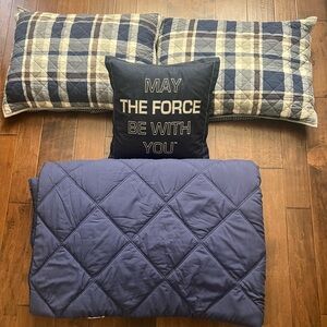 Pottery Barn Kids Star Wars 4 PC Twin Quilt Set